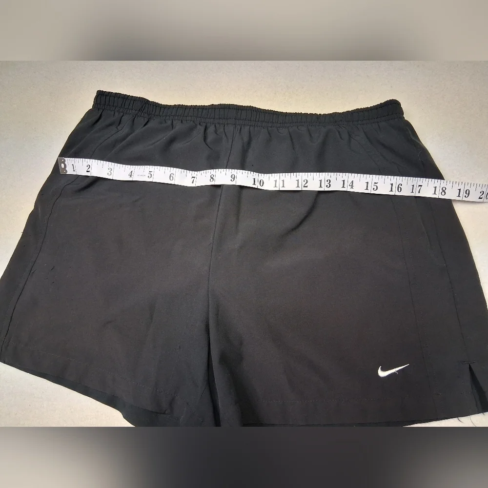 4/20$ ➡️ Nike Black Athletic Shorts with White Swoosh - Picture 5 of 11